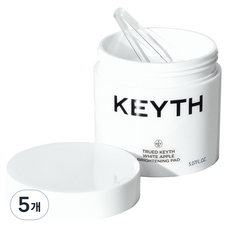 KEYTH 트루드 화이트애플 브라이트닝 패드, 5개, 110매입