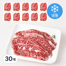 근육꼬기 부채살 슬라이스 (냉동), 30개, 150g