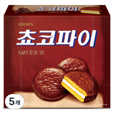 크라운 쵸코파이, 350g, 5개