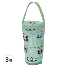 뷰레이터닷컴 랑티 보온보냉 물병가방, 민트 + 팬더, 3개 민트 + 팬더, 3개