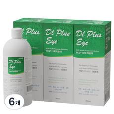 휴먼바이오 디엘플러스아이 렌즈세정액, 360ml, 6개