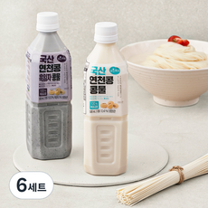 맑은물에 국산 연천콩 콩물과 풍국면 콩국수키트 2인분, 1.2kg, 6세트