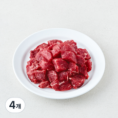 호주산 와규 국거리용 (냉장), 4개, 300g