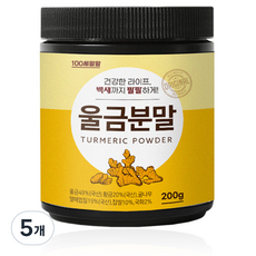 백세팔팔 울금분말, 200g, 5개