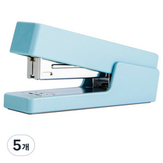 得力 Nusign 基本款粉彩釘書機, 藍色, 5個