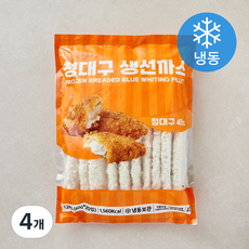 지엔씨푸드 청대구 생선까스 20개입 (냉동), 1.2kg, 4개