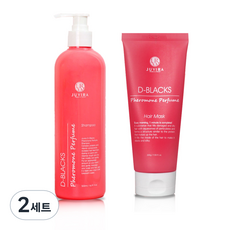 디블랙스 페로몬 퍼퓸샴푸 500ml + 헤어마스크 200ml 세트, 2세트