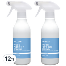 아임클린 클린데이 거품형 풋샴푸 라임버베나 385ml, 12개, 1개입