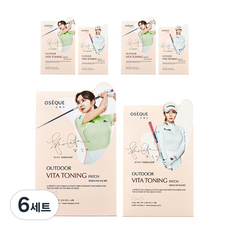 오제끄 기미쿨링 아웃도어 썬패치 대형 4p + 일반형 4p, 6세트
