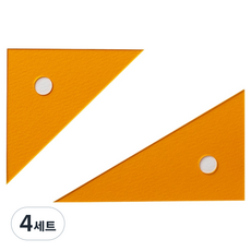 코링 템플레이트 측량삼각자 2종 세트 K-170, 4세트