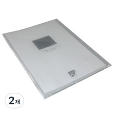 Alpha Vivid 彩色標籤透明文件夾 A4 30p, 透明, 2個