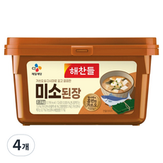 해찬들 미소된장, 2.3kg, 4개