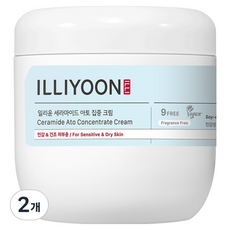 일리윤 세라마이드 아토 집중크림 무향, 500ml, 2개
