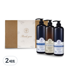 Dr.SEED Natural Theraphy洗髮精+護髮素+沐浴組 午夜玫瑰香 1L, 2組