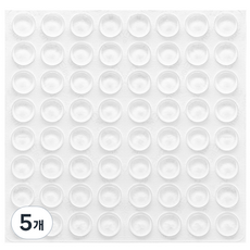 코멧 홈 공용 소음방지 충격완화 투명 범퍼 스티커 64p, 5개