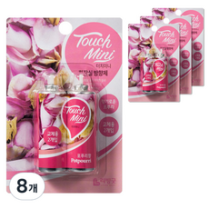 리빙굿 터치미니 화장실 방향제 향기로운 포푸리 리필, 26ml, 8개, 포프리향
