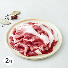 보담 무항생제 인증 바로 신선 한돈 앞다리살 불고기용 (냉장), 2개, 600g