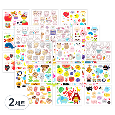 水晶造型ins風透明貼紙 27入, 混合顏色, 2套