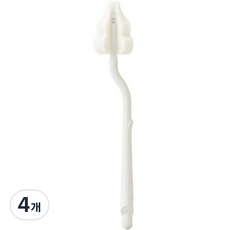 모윰 롱커브 스펀지 젖꼭지솔, 4개, 코코넛