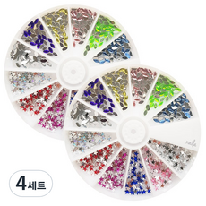 Nail Room 美甲裝飾寶石配件組, 709(船型 + 星星), 4套