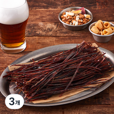 명품꽃징어 쫄쫄이 꽃징어, 250g, 3개