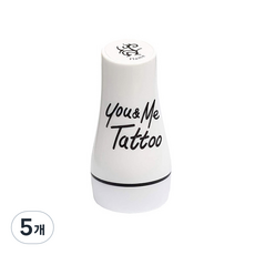 U&Me 紋身圖章新款L, 黑火, 5個