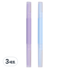 LOUIS BON 0.5mm 超細安全護罩修眉刀 2件套組, 3套, 藍色, 紫色