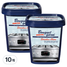 BOUQUET GARNI 不鏽鋼頑固污漬去除清潔劑, 10個, 500g