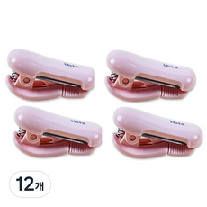 아이비스 마스킹 테이프 커터 10~15mm, 핑크, 12개