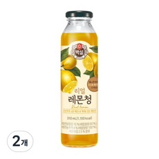 백설 리얼 레몬청, 310ml, 2개