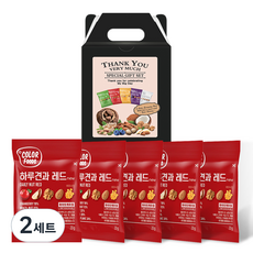 Nuts Factory 每日堅果 紅色 20g x 5入 + 禮品包裝盒, 100g, 2套