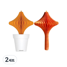 나눔 러브팟 자연기화식 가습기 본품 + 리필 2p 세트 다이아몬드 옐로우, 2세트