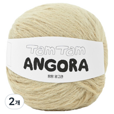 Ancalls Tamtam 安哥拉編織線, 2個, 002 淺米色