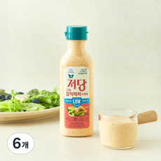 피그인더가든 저당 갈릭페퍼 드레싱, 265g, 6개
