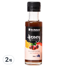 韓國 Dr.Natural Honey Nectar 山桑子4年熟成蘋果醋 蔓越莓口味, 2個, 100ml
