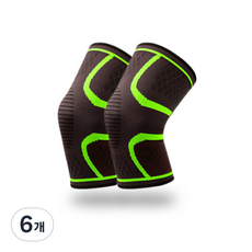 파인듀 무릎 보호대 그린, 6개
