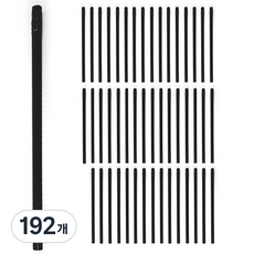 黑木鉛筆 HB, 黑色, 192個