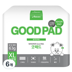 아몬스 국산 굿패드, 25개입, 6개