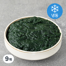 살맛나요 깨끗하게 손질된 완도 매생이 (냉동), 100g, 9개