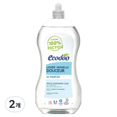 에코두 리퀴드 바이젤르 두세르 맨손 설거지 주방세제 무향, 2개, 1L