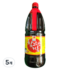 뚜레반 참고소한 기름, 5개, 1.8L