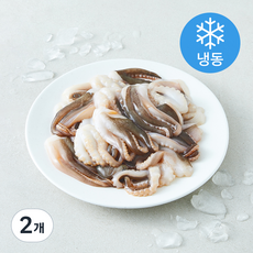 비비수산 손질 절단 주꾸미 (냉동), 2개, 500g(L)