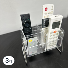블루포그 투명 아크릴 리모컨 보관함 01 투명 아크릴, 3개