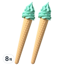 스위트 아이스크림 지우개, 민트, 8개