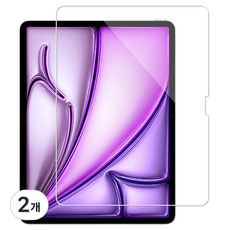 라이노핏 강화유리 보호 필름 0.4mm, 투명, 2개