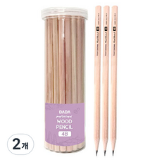 DADA Natural Wood簡約鉛筆 4B 30入, 2個, 單一顏色