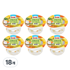 돌 트로피컬요거트 컵젤리 1개입, 200g, 18개