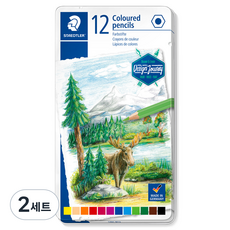 스테들러 틴케리스 유성 색연필 146CM12, 12색, 2세트