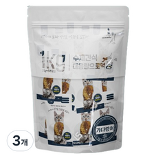초심 고양이 통살 간식 50p, 가다랑어, 1kg, 3개