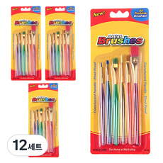 abm 藝術畫筆 6支組, 12套